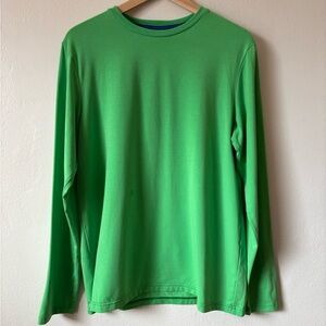 Outdoor Voices Green Long Sleeve Tee
